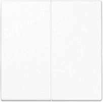 Лицевая панель Jung LS990 для 2-кл. выключателя белый картинка